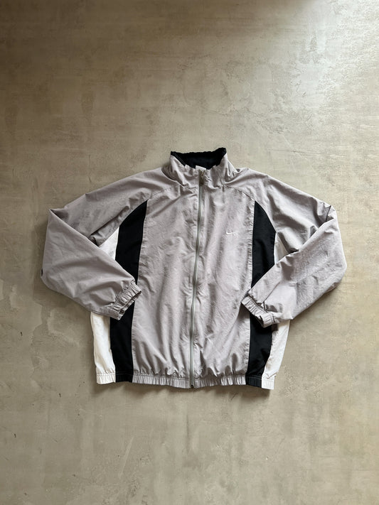 GREY NIKE TRACK JACKET - 2000S - M