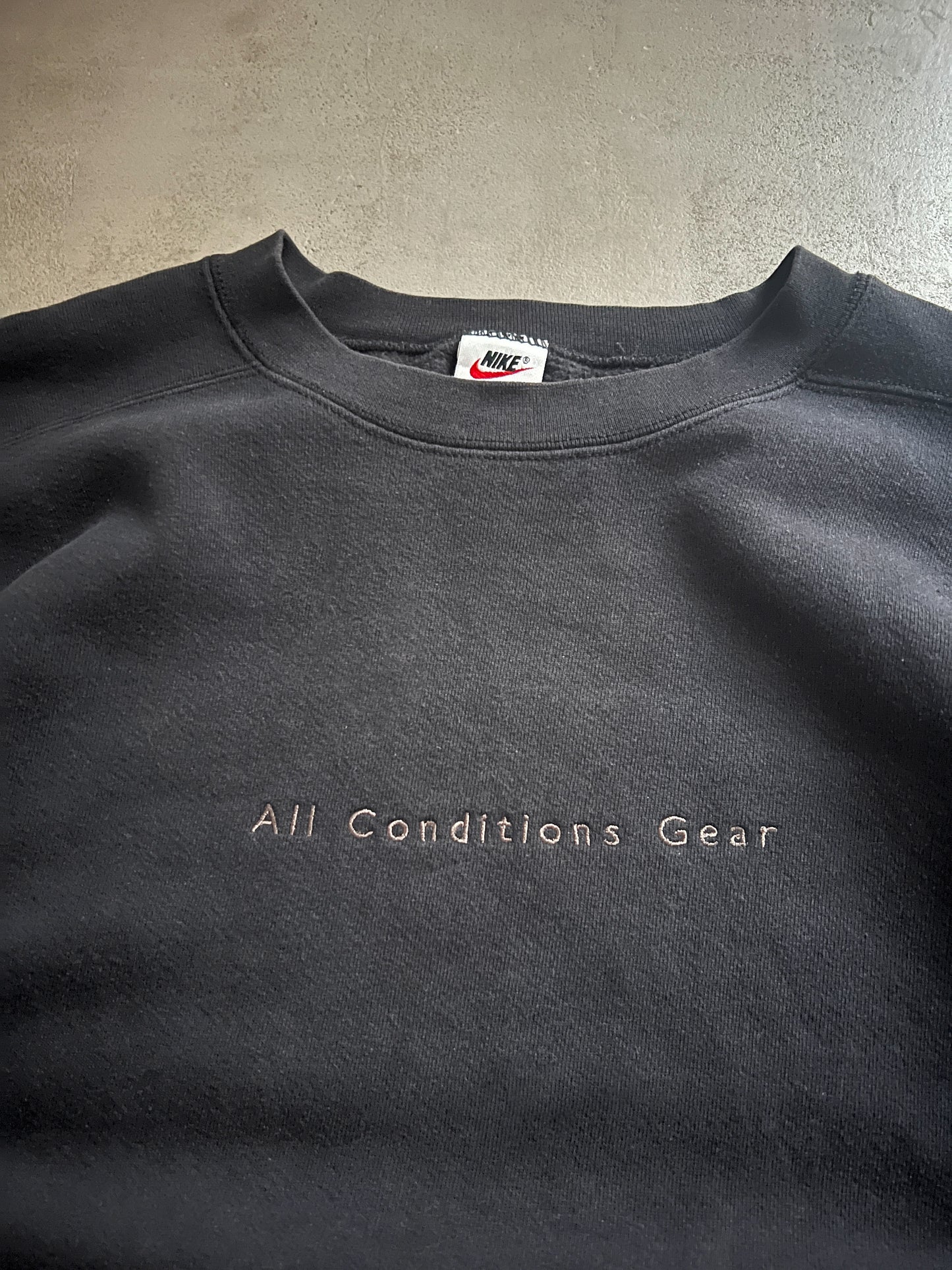 BLACK ACG SWEATER - 1990S - L