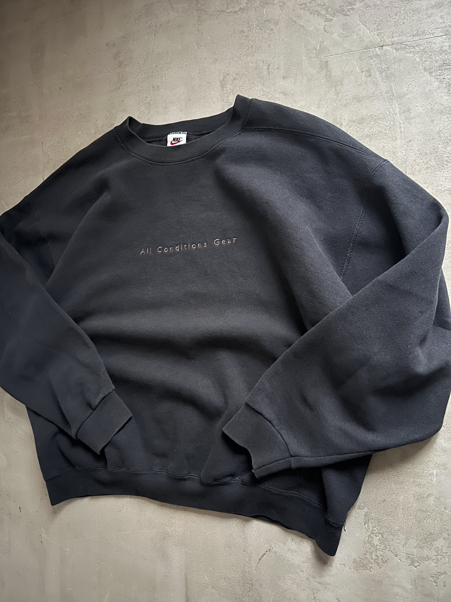 BLACK ACG SWEATER - 1990S - L