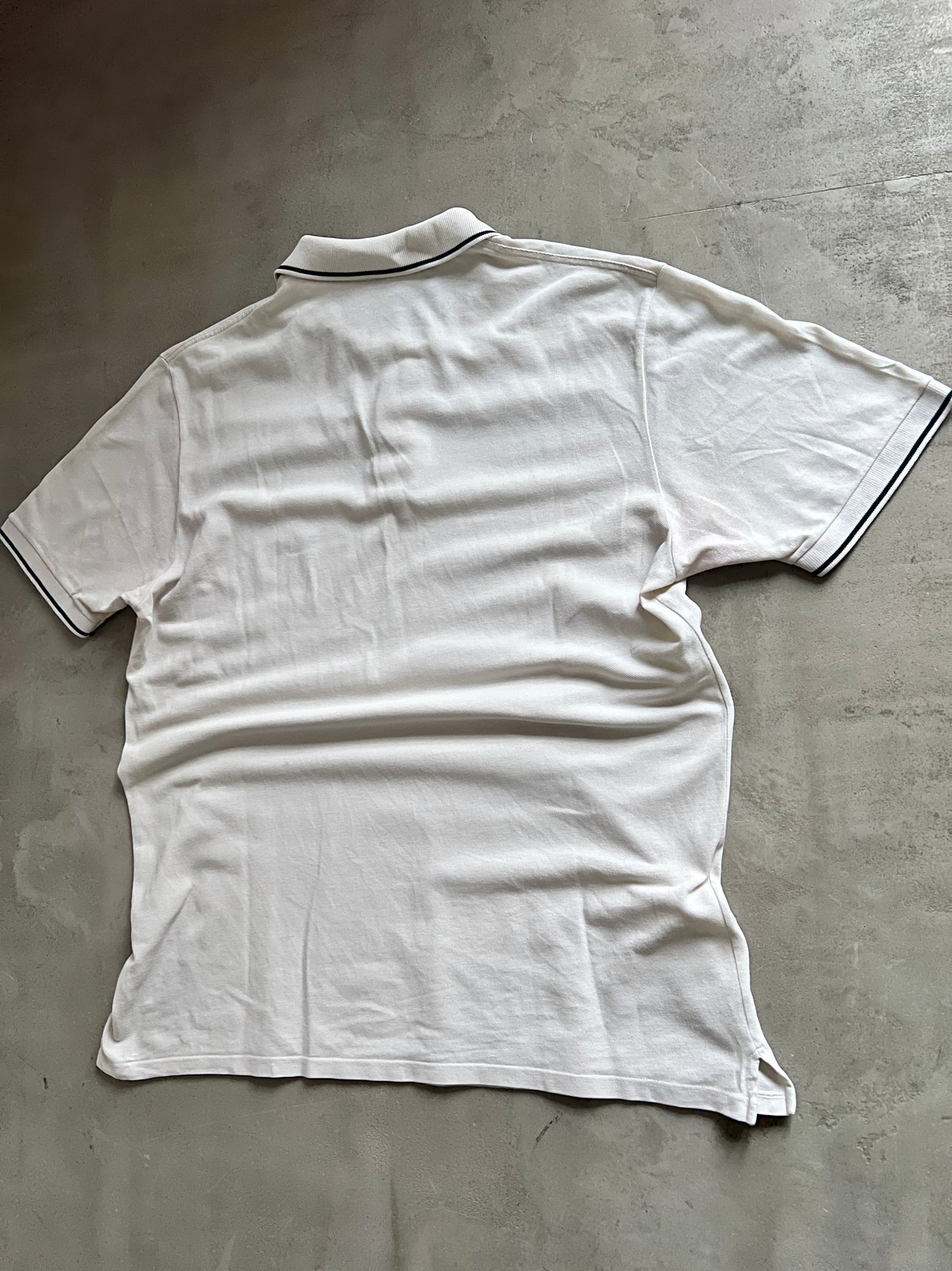 CREME WHITE ROLEX POLO - 2000S - L
