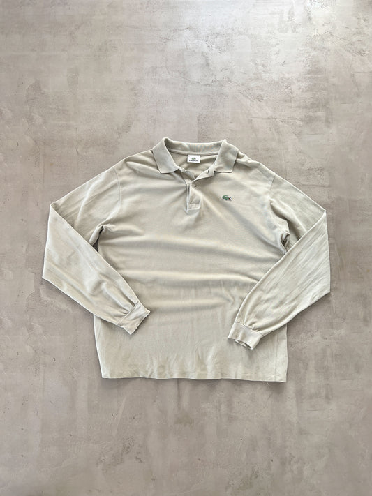 CREME LACOSTE LONGSLEEVE - 2000S - L