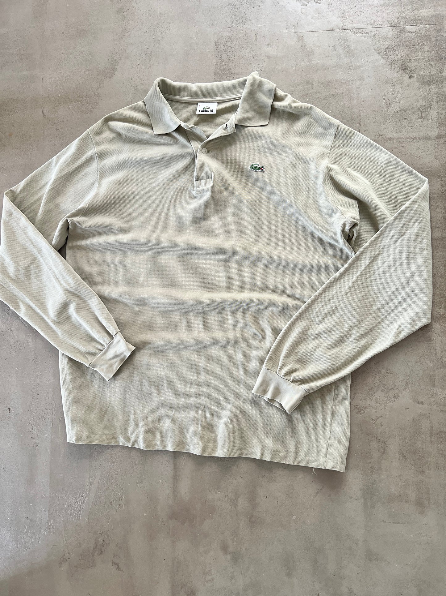 CREME LACOSTE LONGSLEEVE - 2000S - L