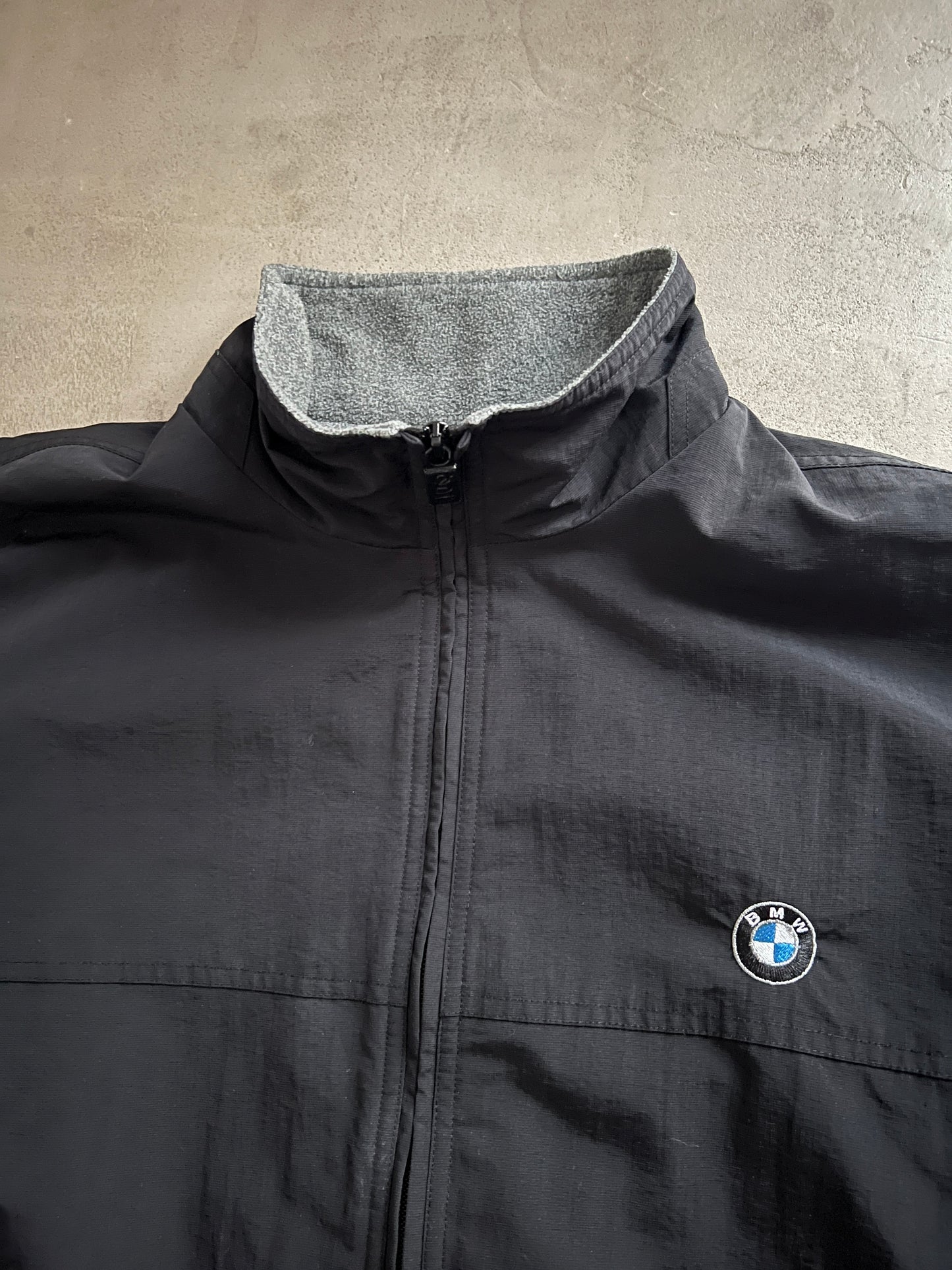 BLACK BMW JACKET - 1990S - L