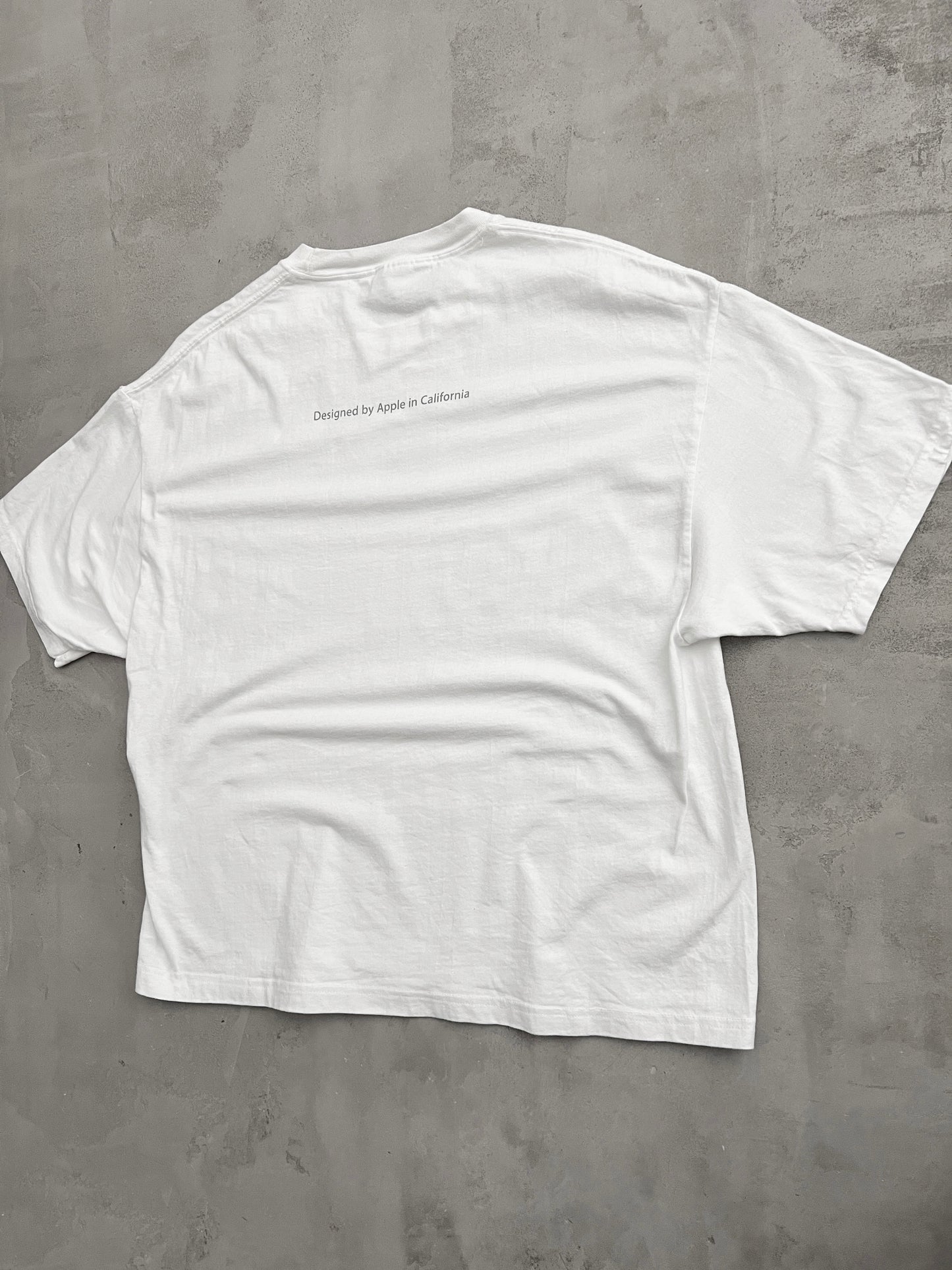 WHITE APPLE PROMO TEE - 2000S - L
