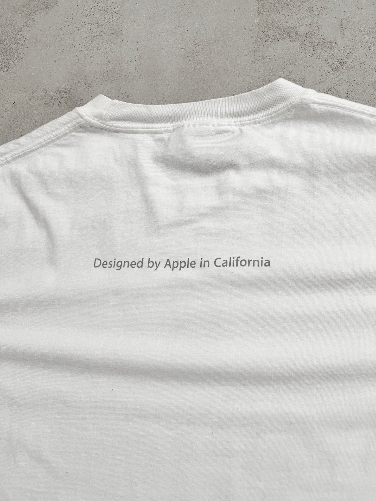 WHITE APPLE PROMO TEE - 2000S - L