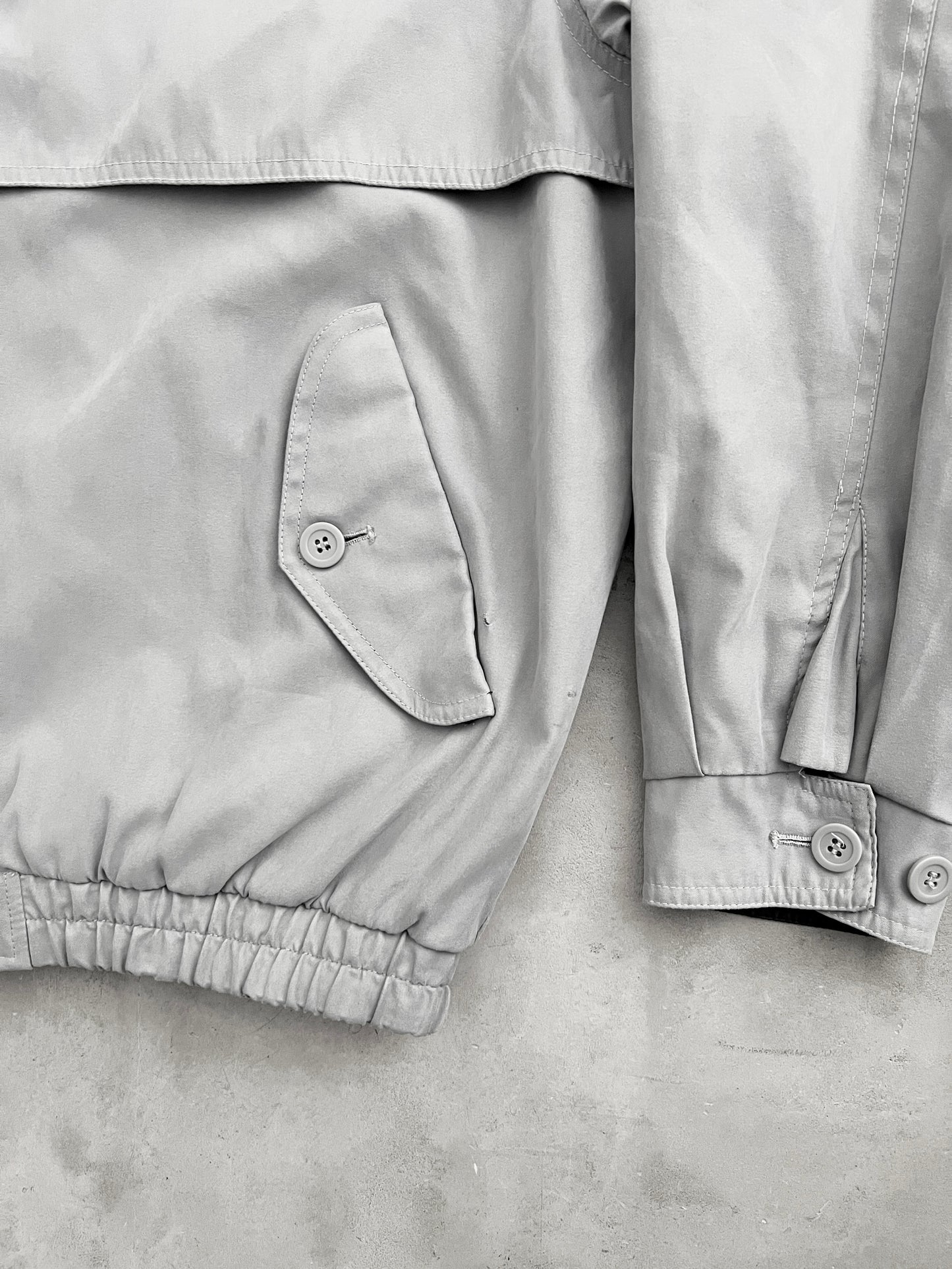 GREY MERCEDES BENZ JACKET - 1990S - L