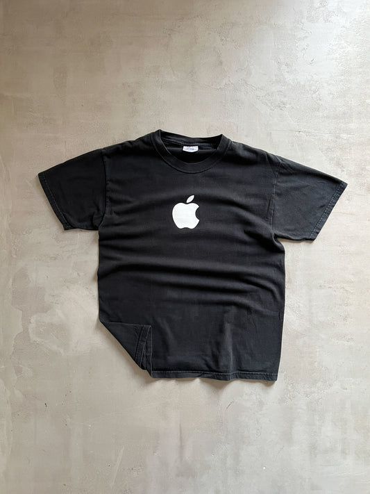 FADED BLACK APPLE PROMO TEE - 2000S - M