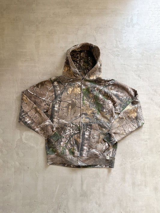 REALTREE RUSSELL ZIP UP HOODIE - 2000S - L