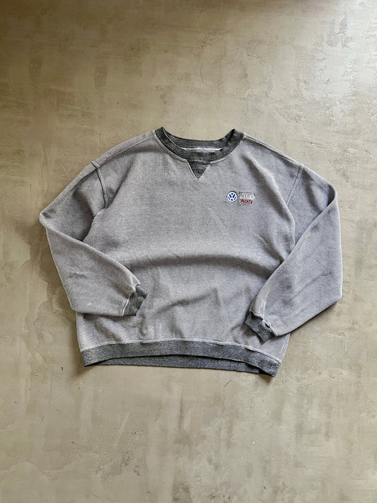 GREY AUDI X VOLKSWAGEN SWEATER - 1990S - L/XL