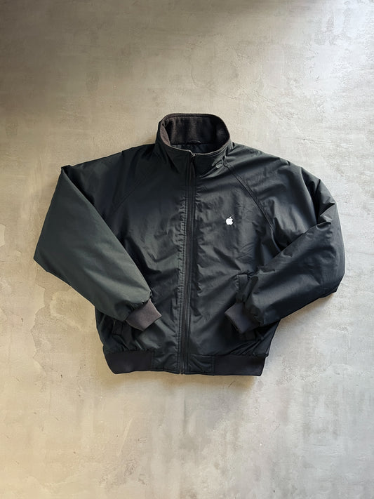 BLACK APPLE PROMO JACKET - 1990S - L/M