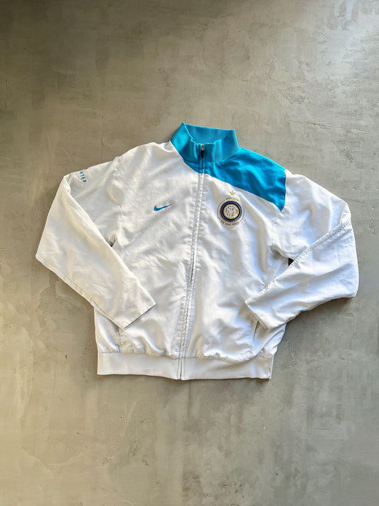 WHITE/BABY BLUE INTER MILAN TRACK JACKET - 2000S - L