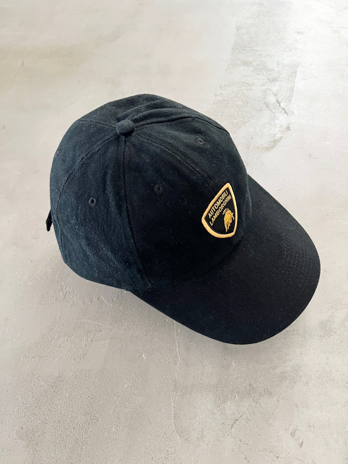 BLACK LAMBORGHINI CAP - 1990S
