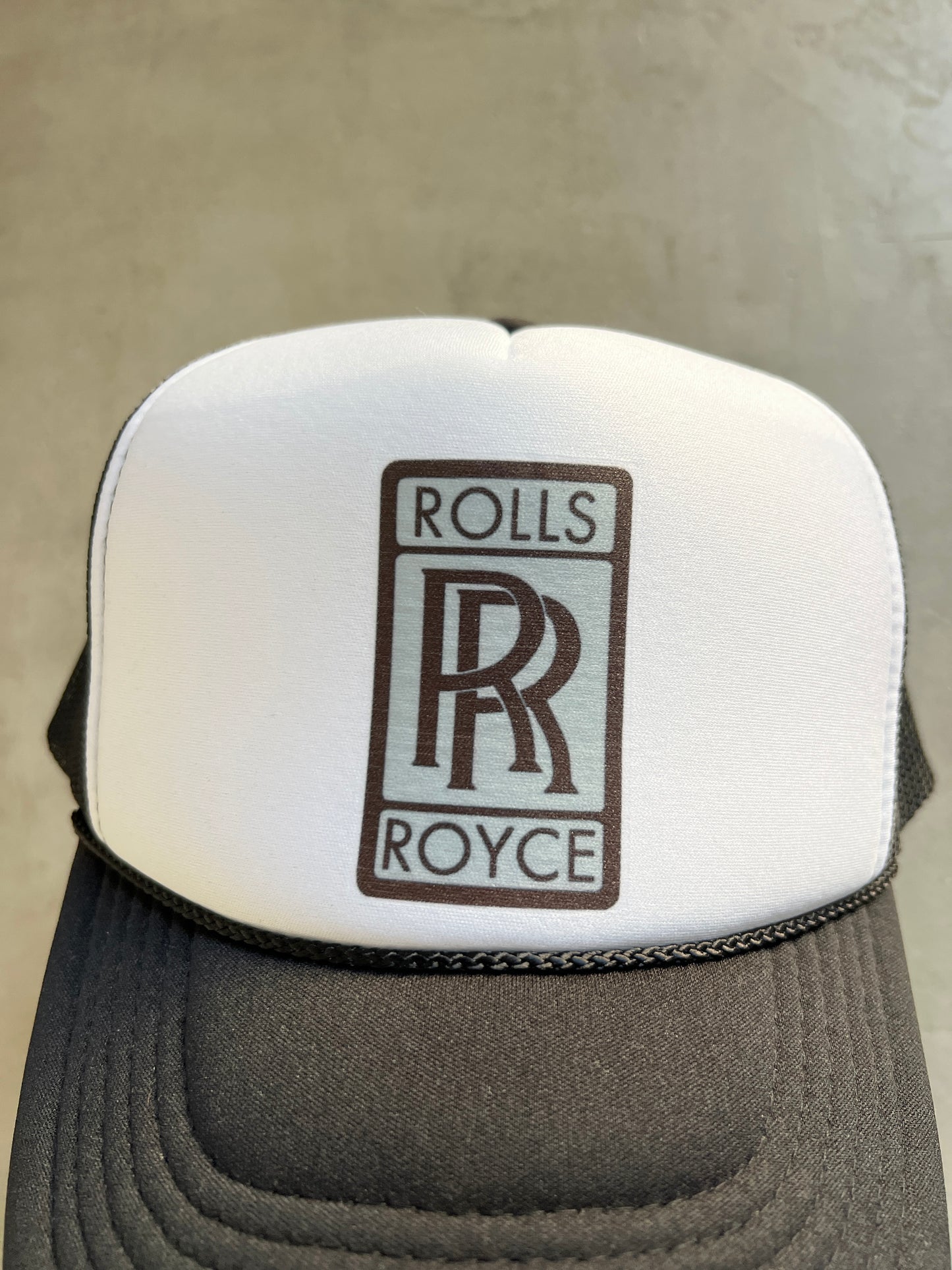 BLACK/WHITE ROLLS ROYCE CAP - 2000S