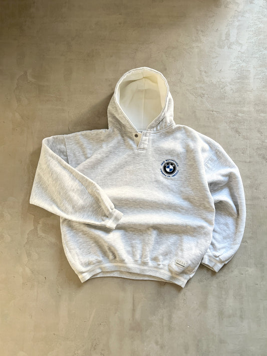 GREY BMW HOODIE - 1990S - L/XL