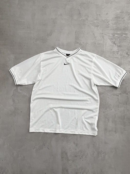 WHITE NIKE JERSEY - 1990S - XL/XXL