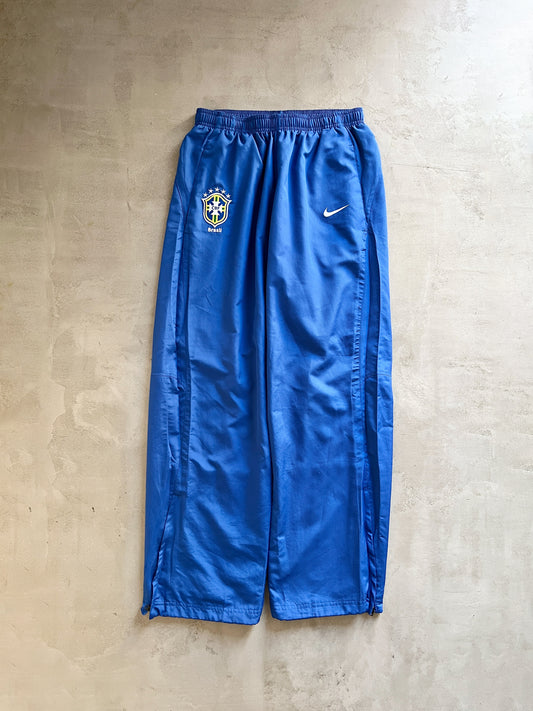 BLUE BRAZIL NIKE TRACK PANTS - 2000S - M/L