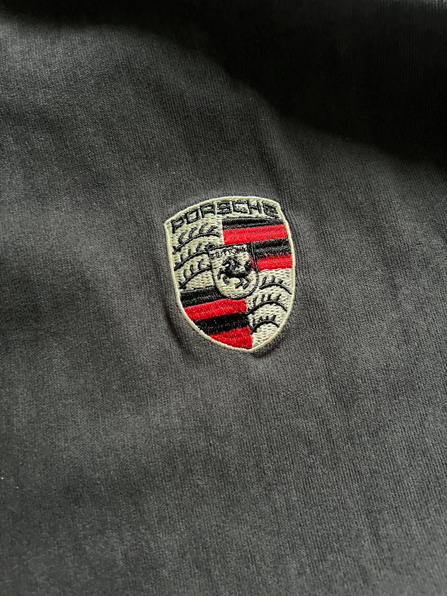 BLACK PORSCHE LONGSLEEVE - 1990S - XL