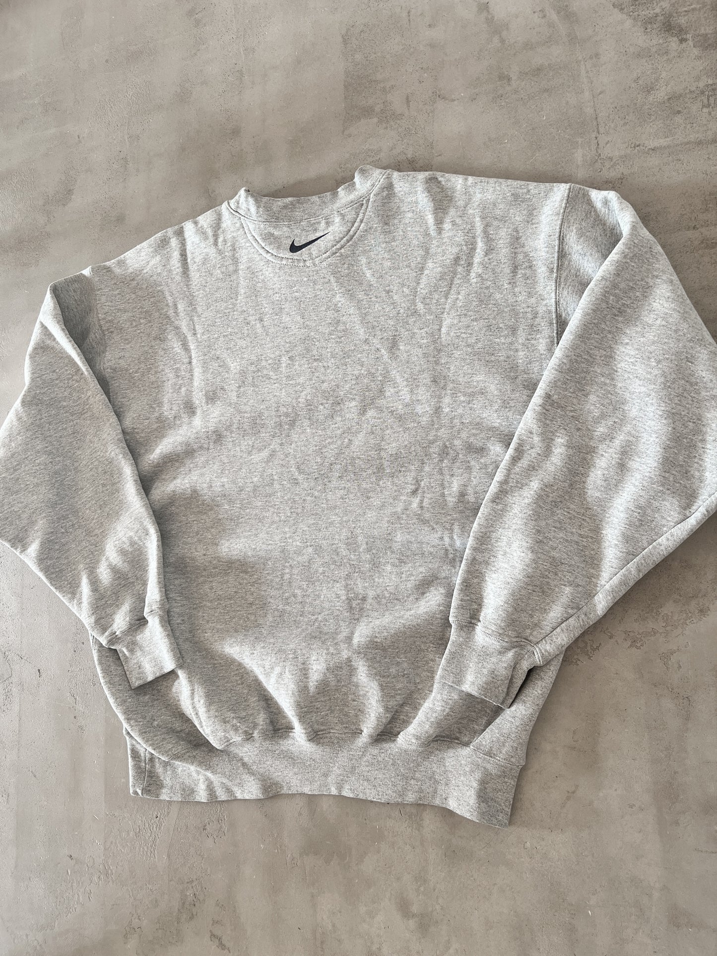 GREY MICHIGAN STATE NIKE SWEATER - 1990S - M