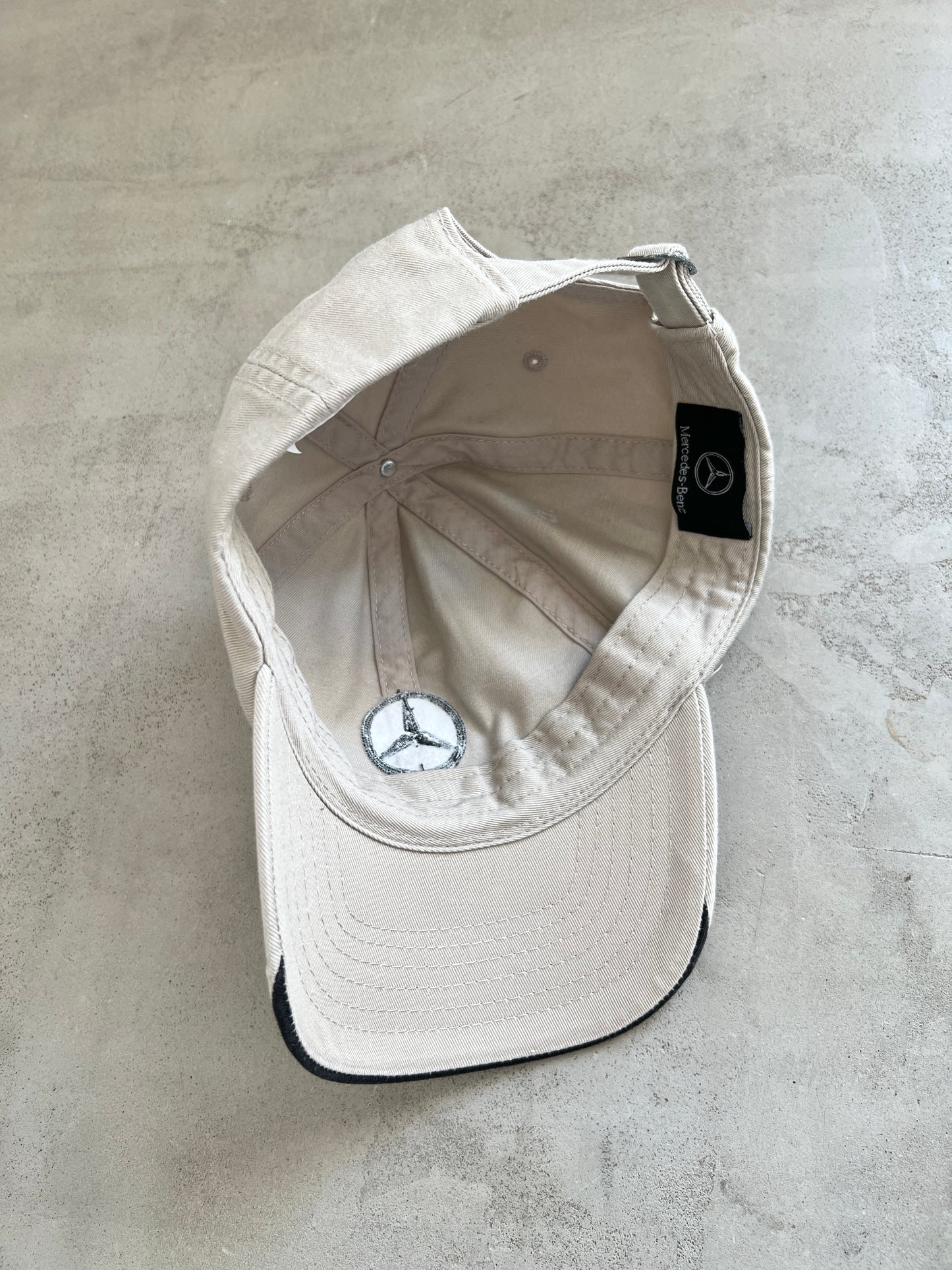 CREME MERCEDES BENZ CAP - 1990S