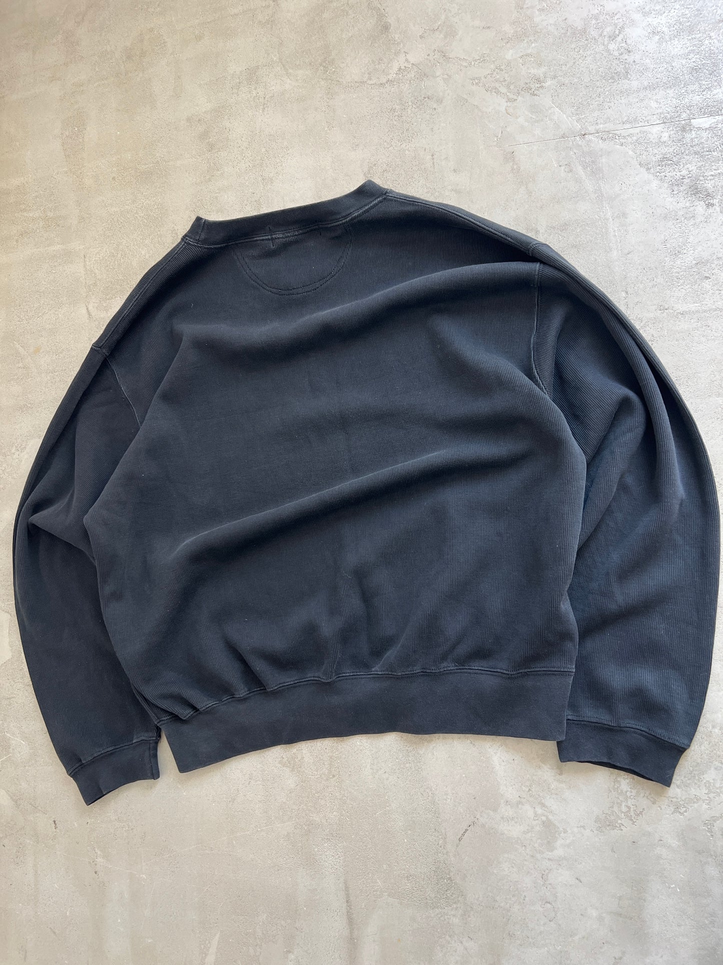 BLACK PORSCHE SWEATER - 1990S - M