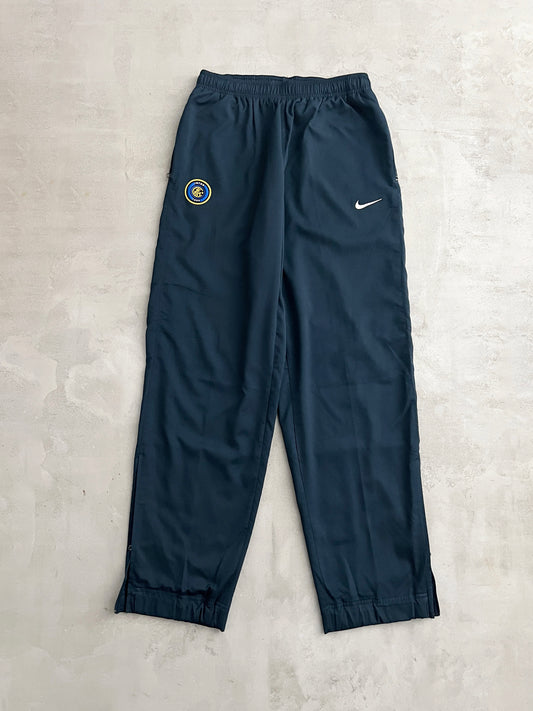 NAVY INTER MILAN NIKE TRACK PANTS - 2000S - M/L