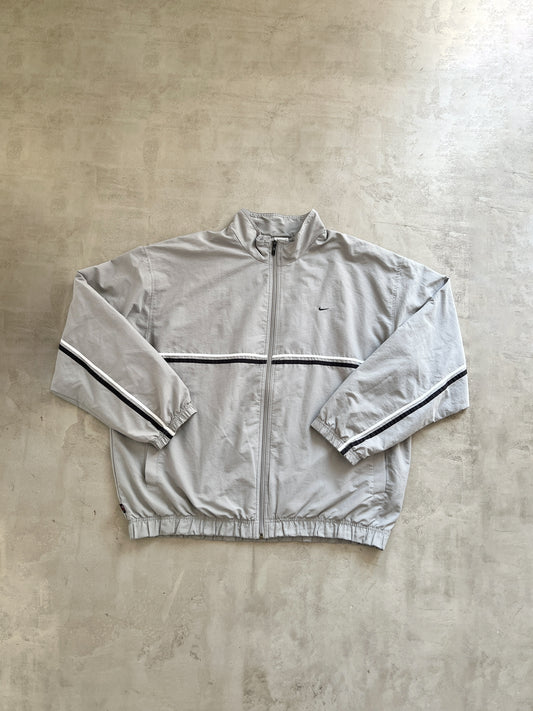 GREY NIKE TRACK JACKET - 2000S - XL/XXL