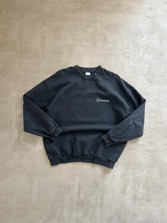 BLACK MERCEDES BENZ SWEATER - 2000S - L