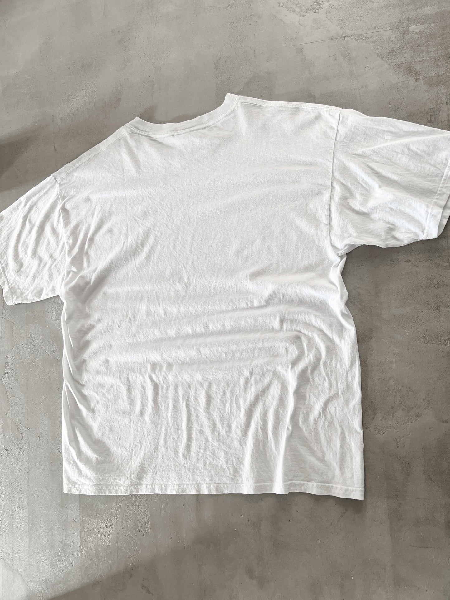 WHITE APPLE IPOD PROMO TEE - 2000S - XL