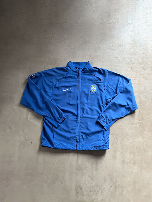 BLUE BRAZIL NIKE TRACK JACKET - 2000S - M