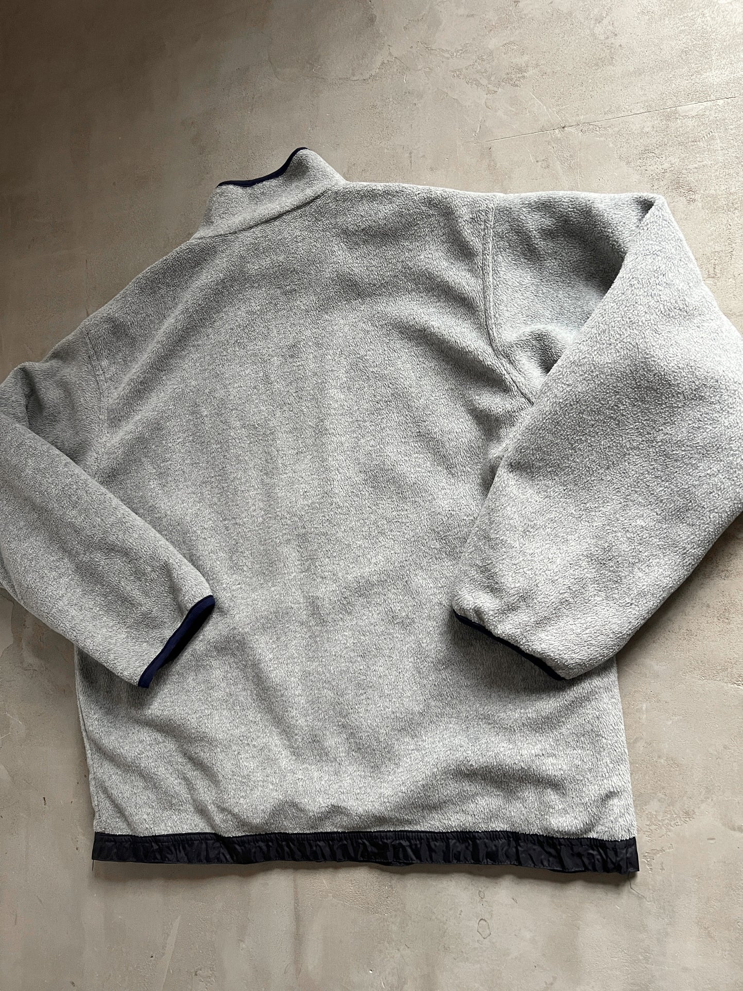 GREY/NAVY NOKIA 2 SIDE FLEECE JACKET - 2000S - XL/XXL