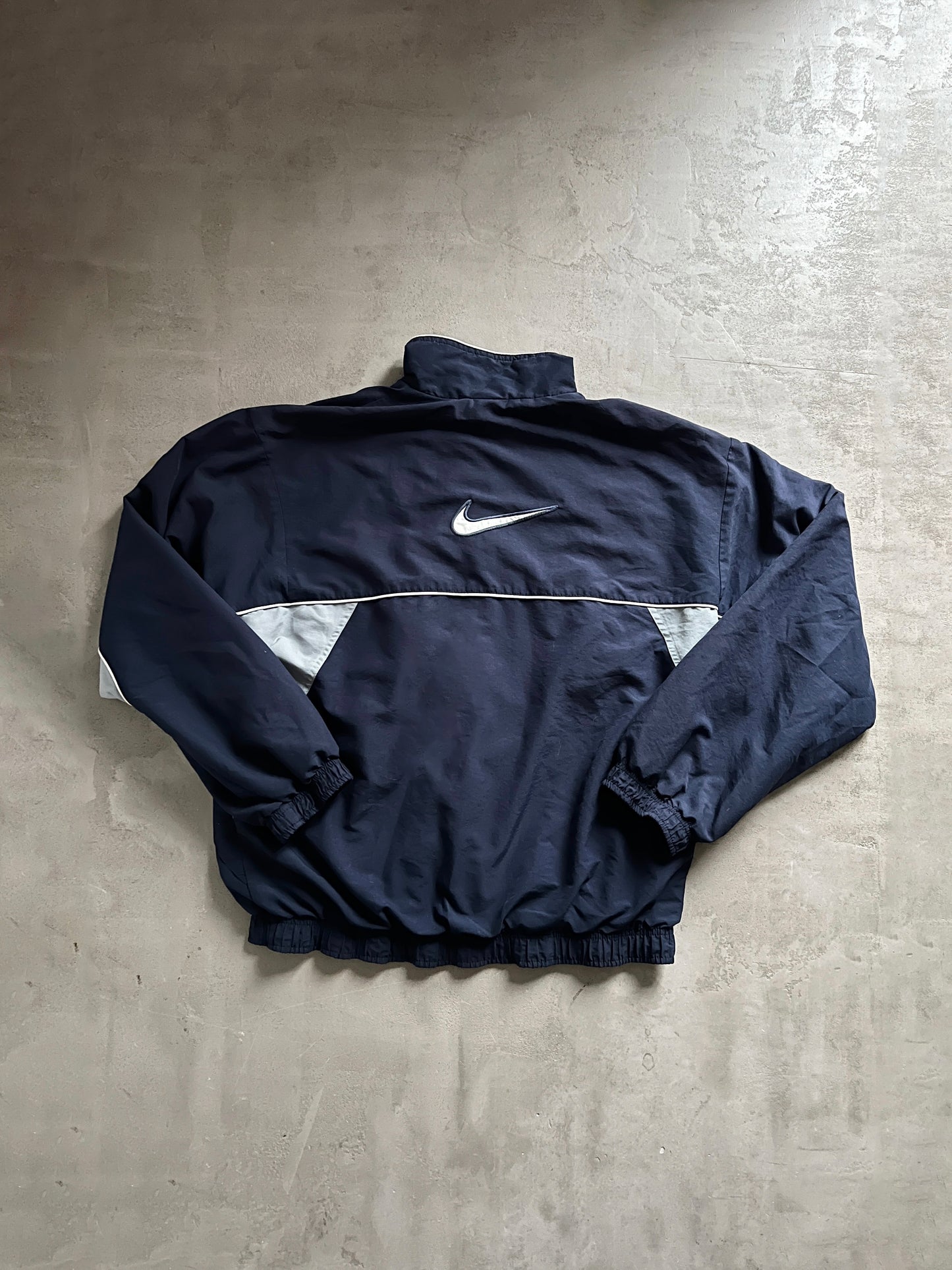 NAVY NIKE TRACK JACKET - 2000S - L/M