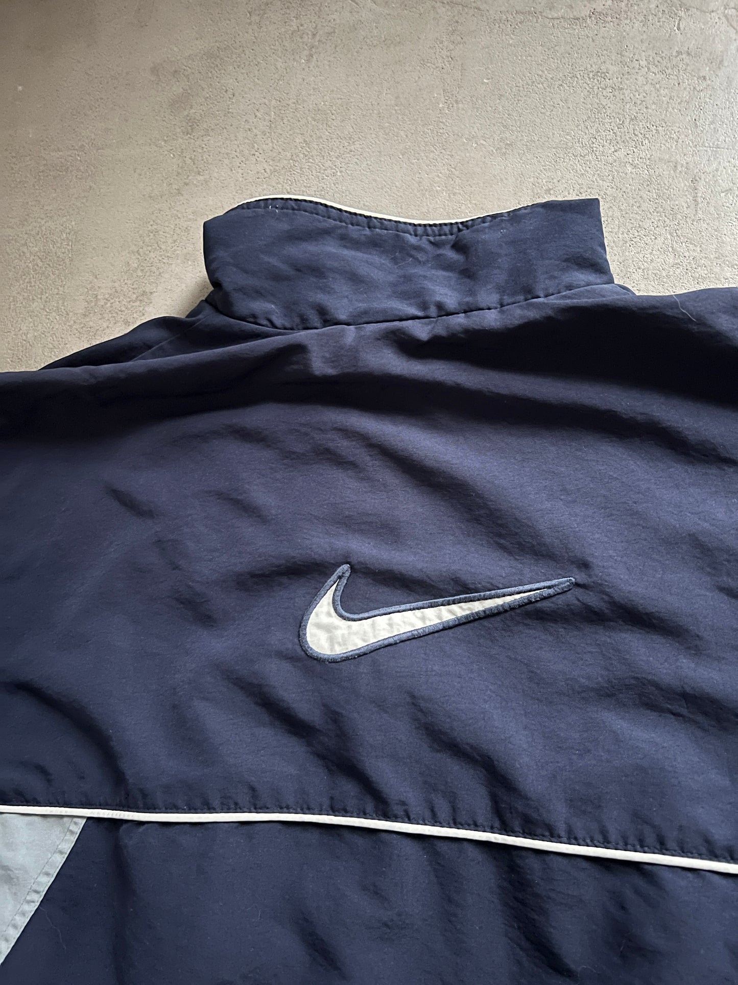 NAVY NIKE TRACK JACKET - 2000S - L/M