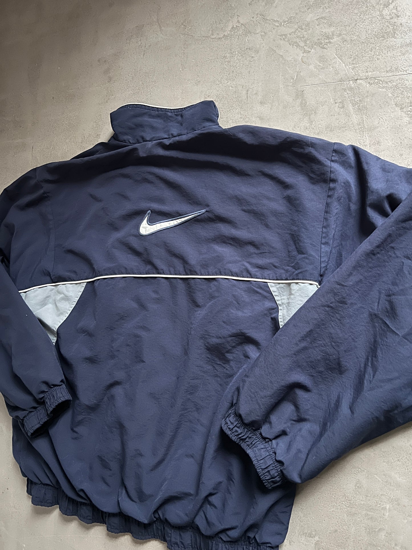 NAVY NIKE TRACK JACKET - 2000S - L/M