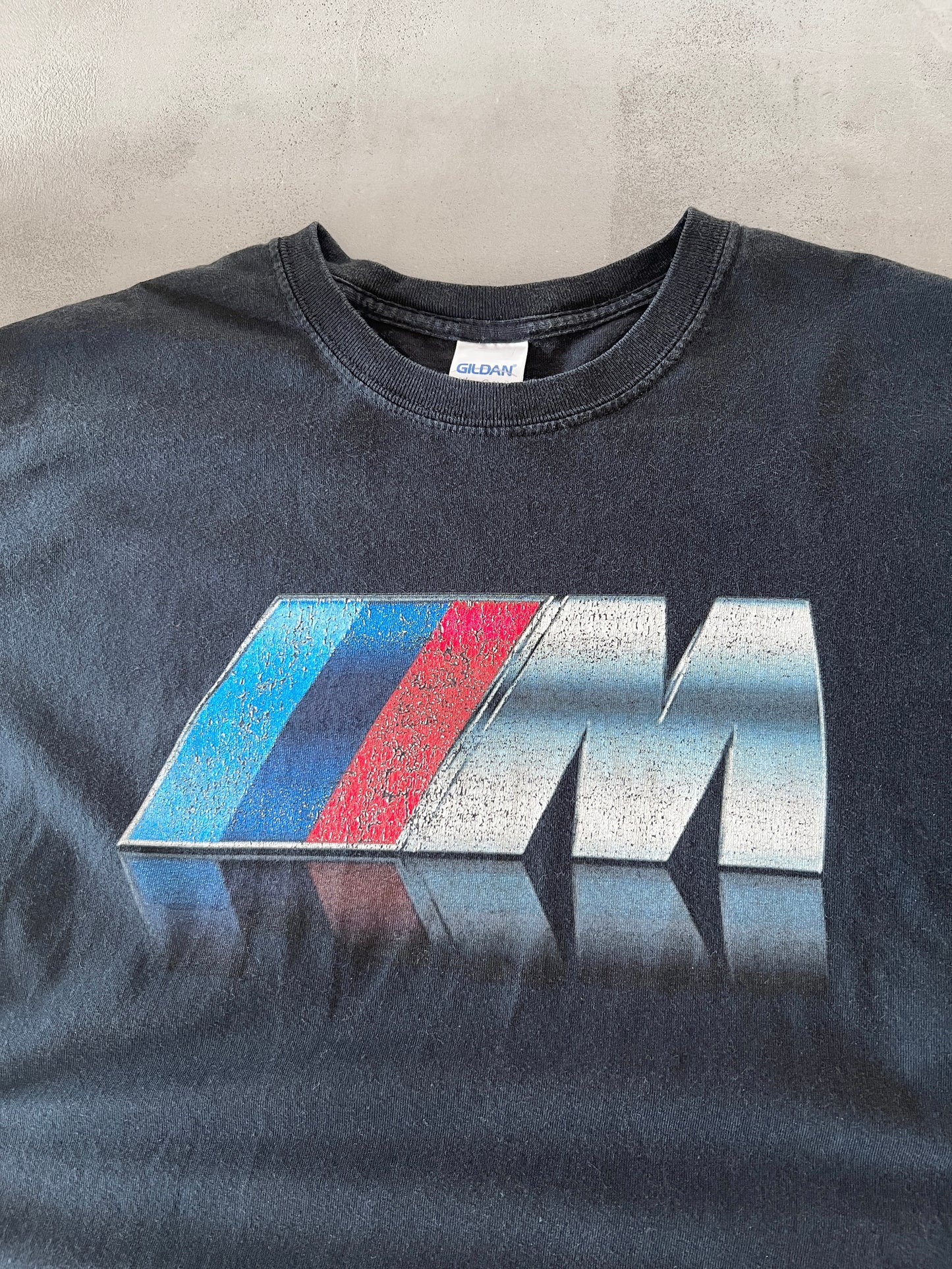 BLACK BMW M TEE - 1990S - L