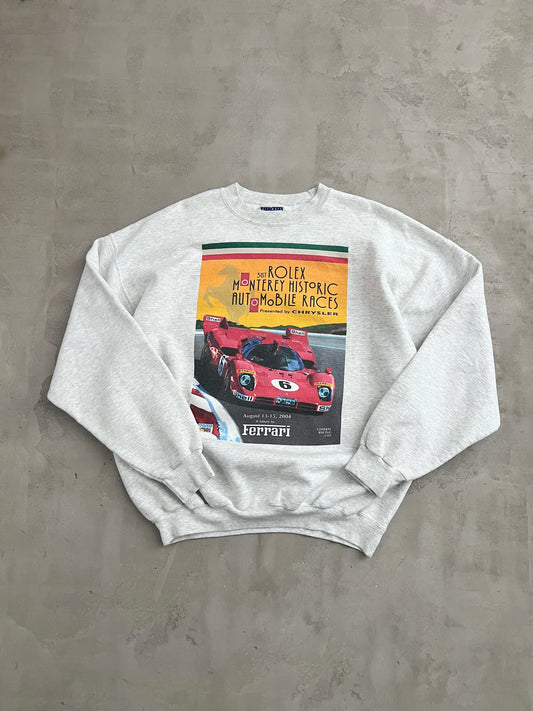 GREY FERRARI X ROLEX SWEATER - 2004 - XL/L