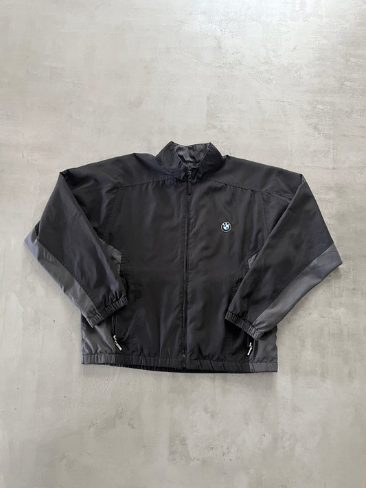 BLACK/GREY BMW JACKET - 2000S - L/M