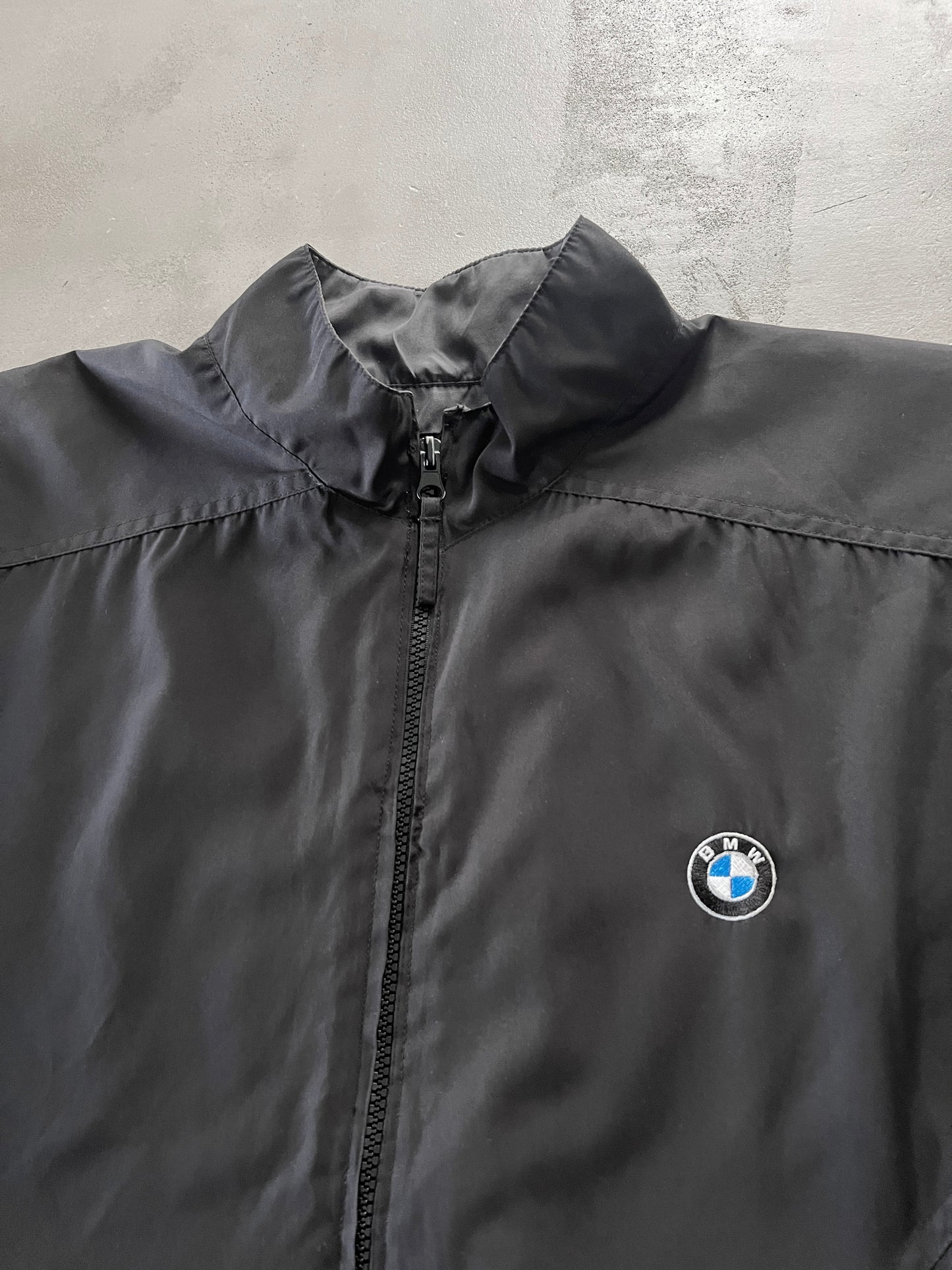 BLACK/GREY BMW JACKET - 2000S - L/M