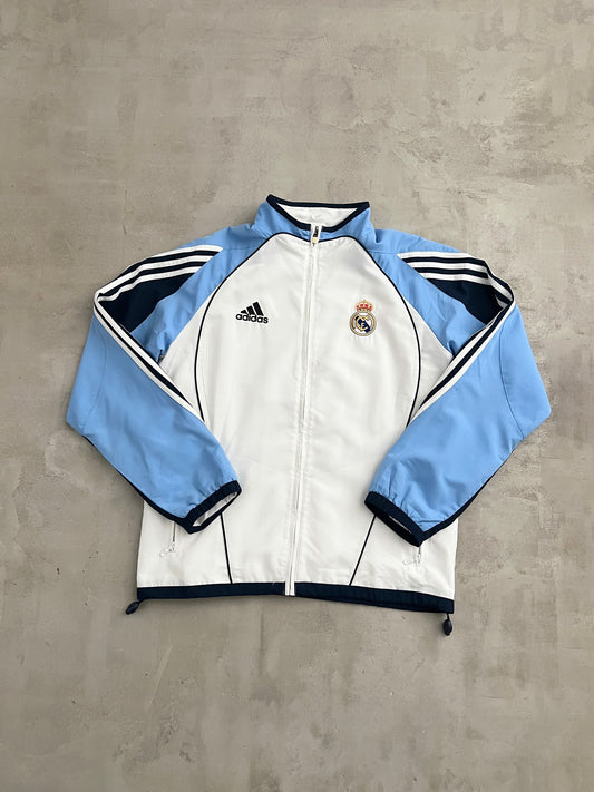 NAVY REAL MADRID TRACK JACKET - 2000S - M