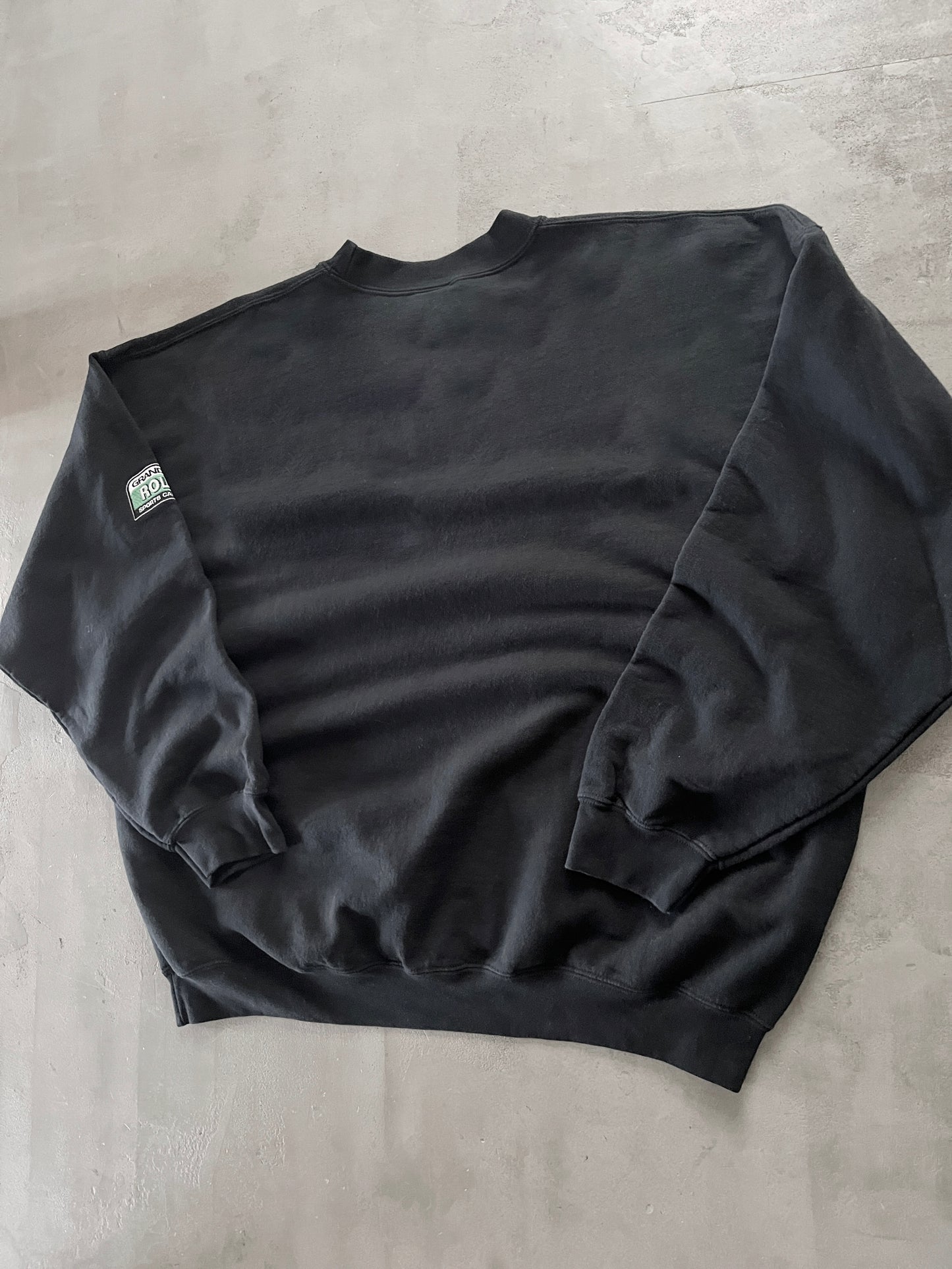 BLACK ROLEX DAYTONA RACING SWEATER - 2000S - XL/L