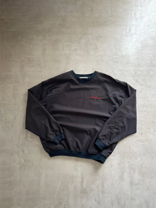 BLACK PORSCHE SWEATER - 1990S - L/XL