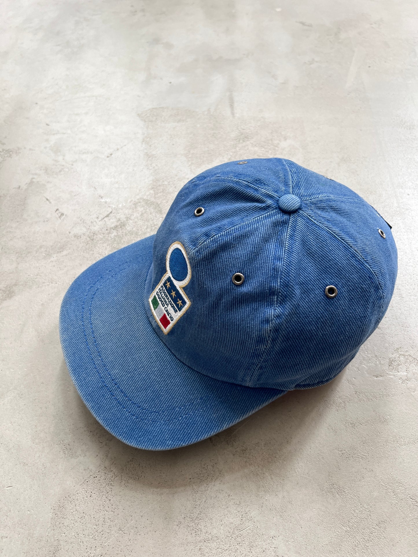 FADED BLUE ITALY NIKE CAP - 1990S