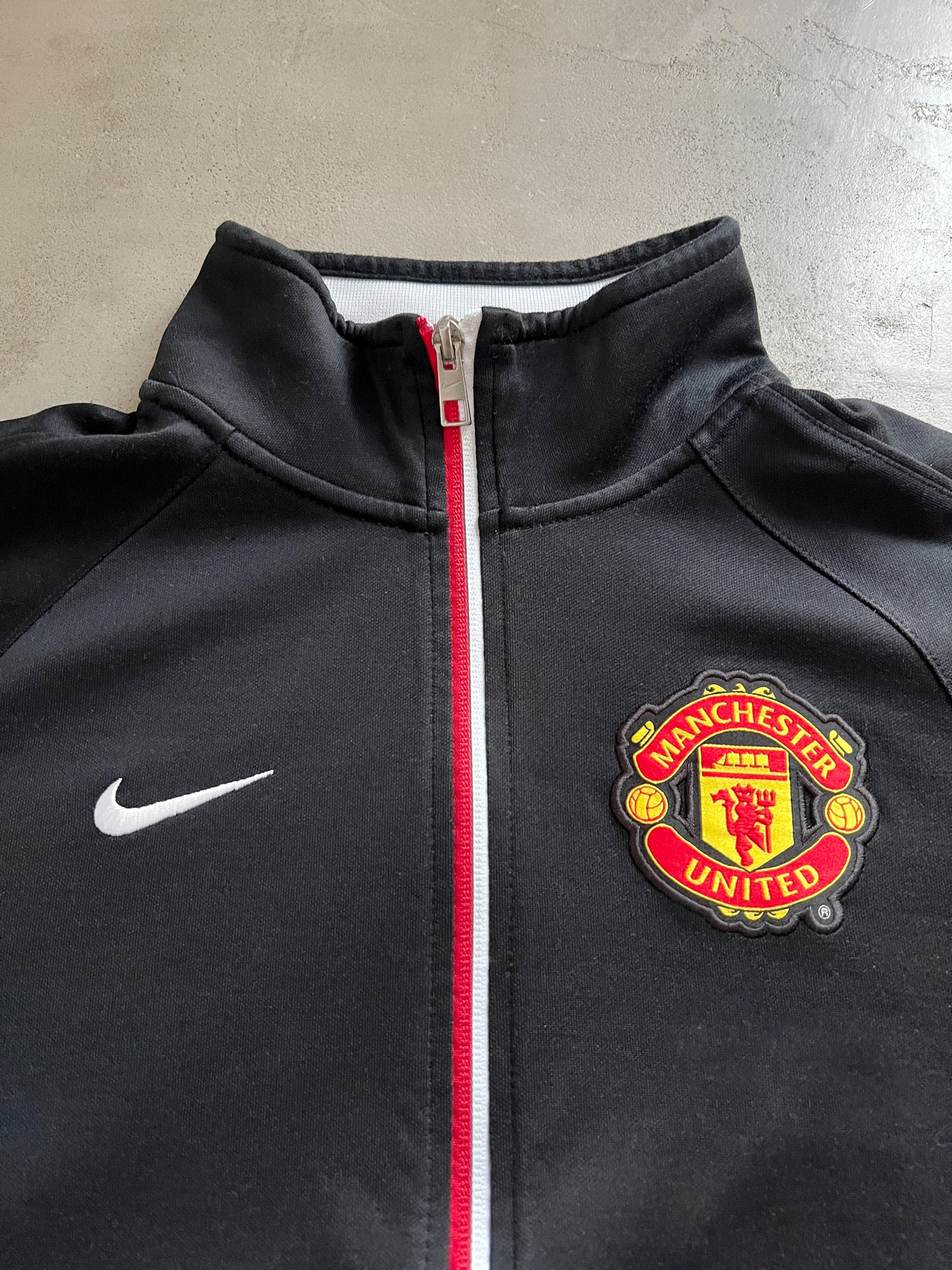 BLACK MANCHESTER UNITED NIKE TRACK JACKET - 2000S - M/S