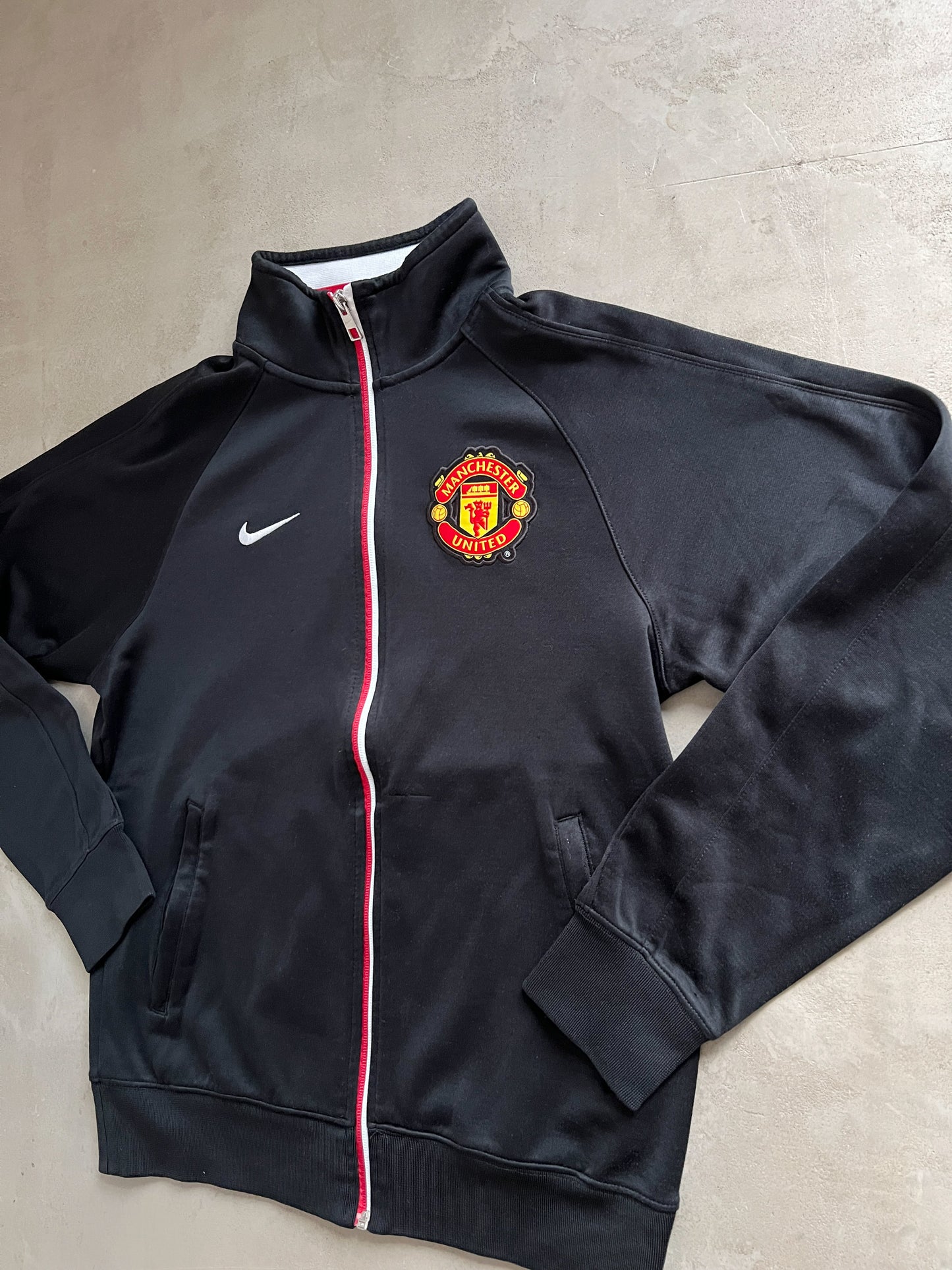 BLACK MANCHESTER UNITED NIKE TRACK JACKET - 2000S - M/S