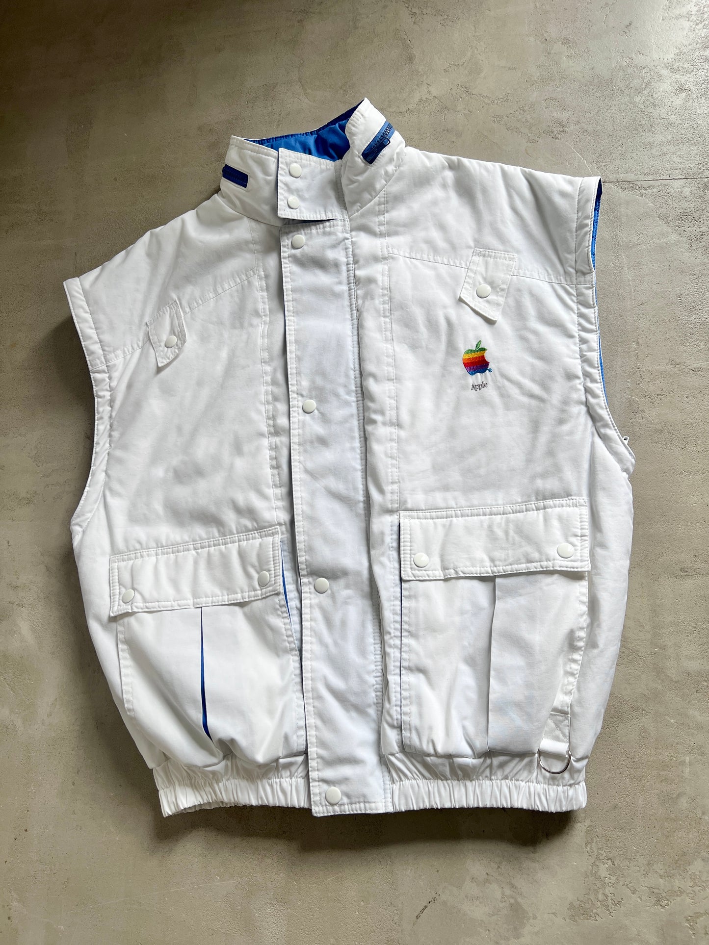 WHITE APPLE JACKET - 1990S - L/M