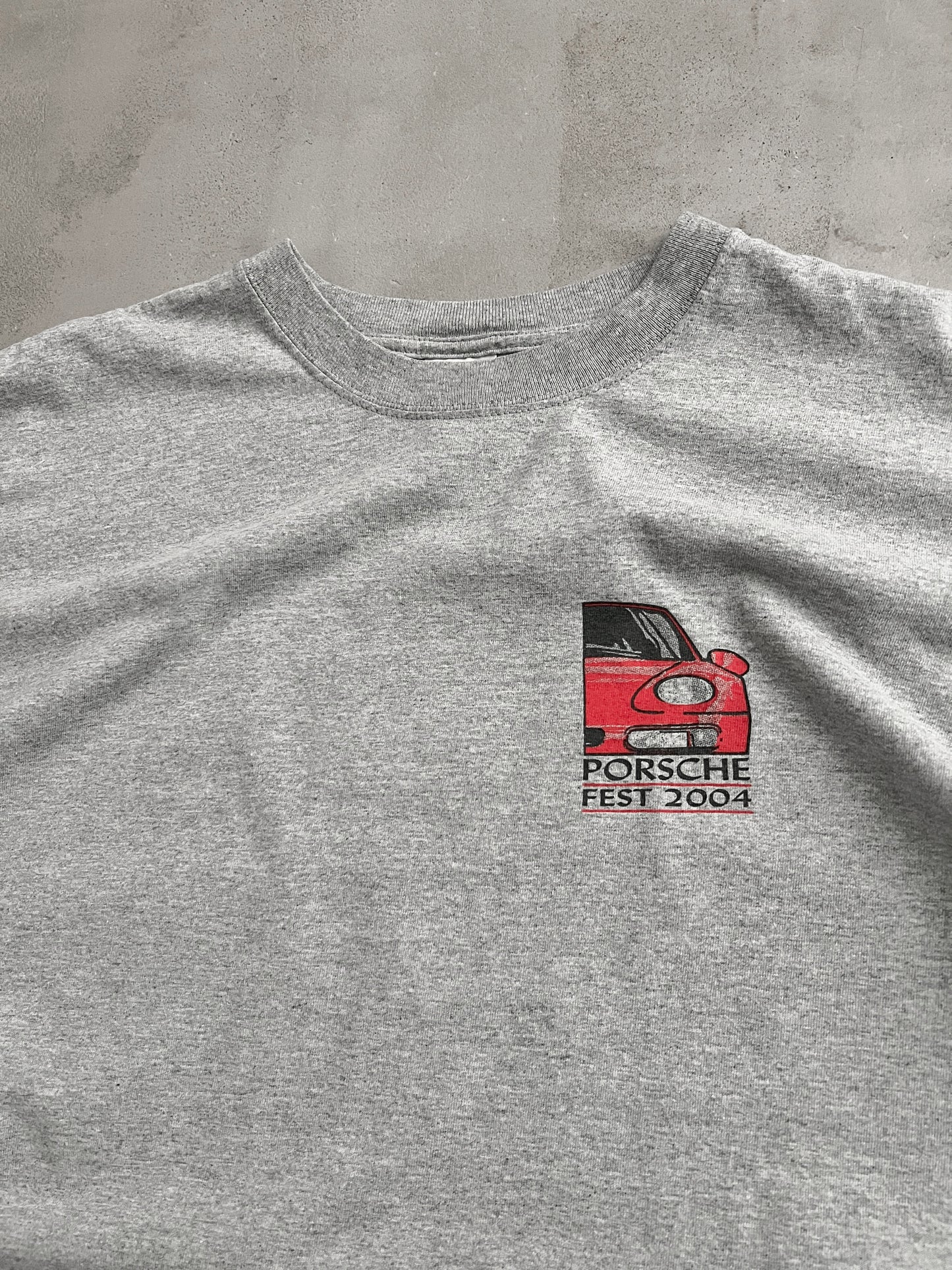 GREY PORSCHE TEE - 2004 - L/XL