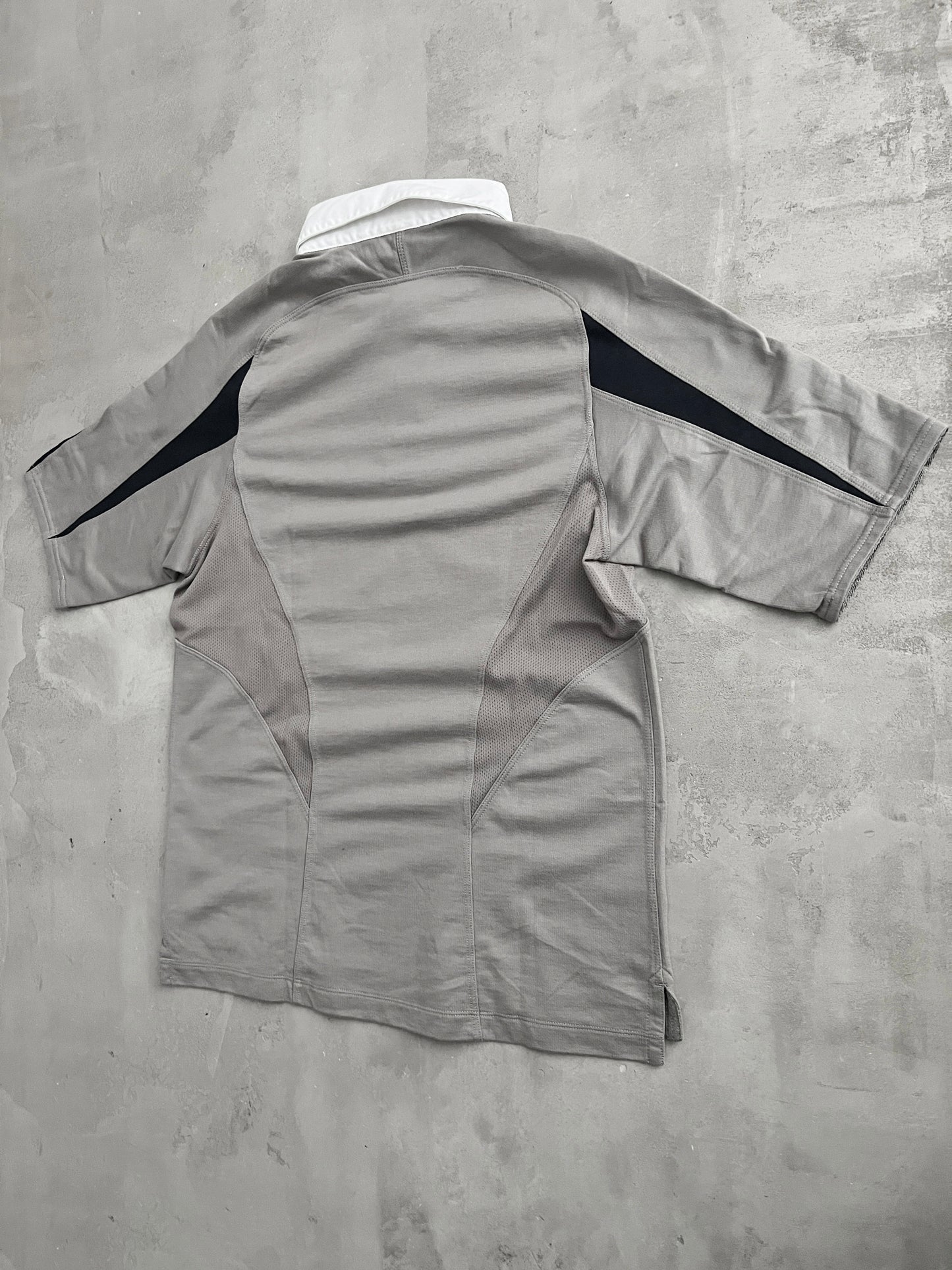 BEIGE FRANCE RUGBY POLO - 2000S - M/L