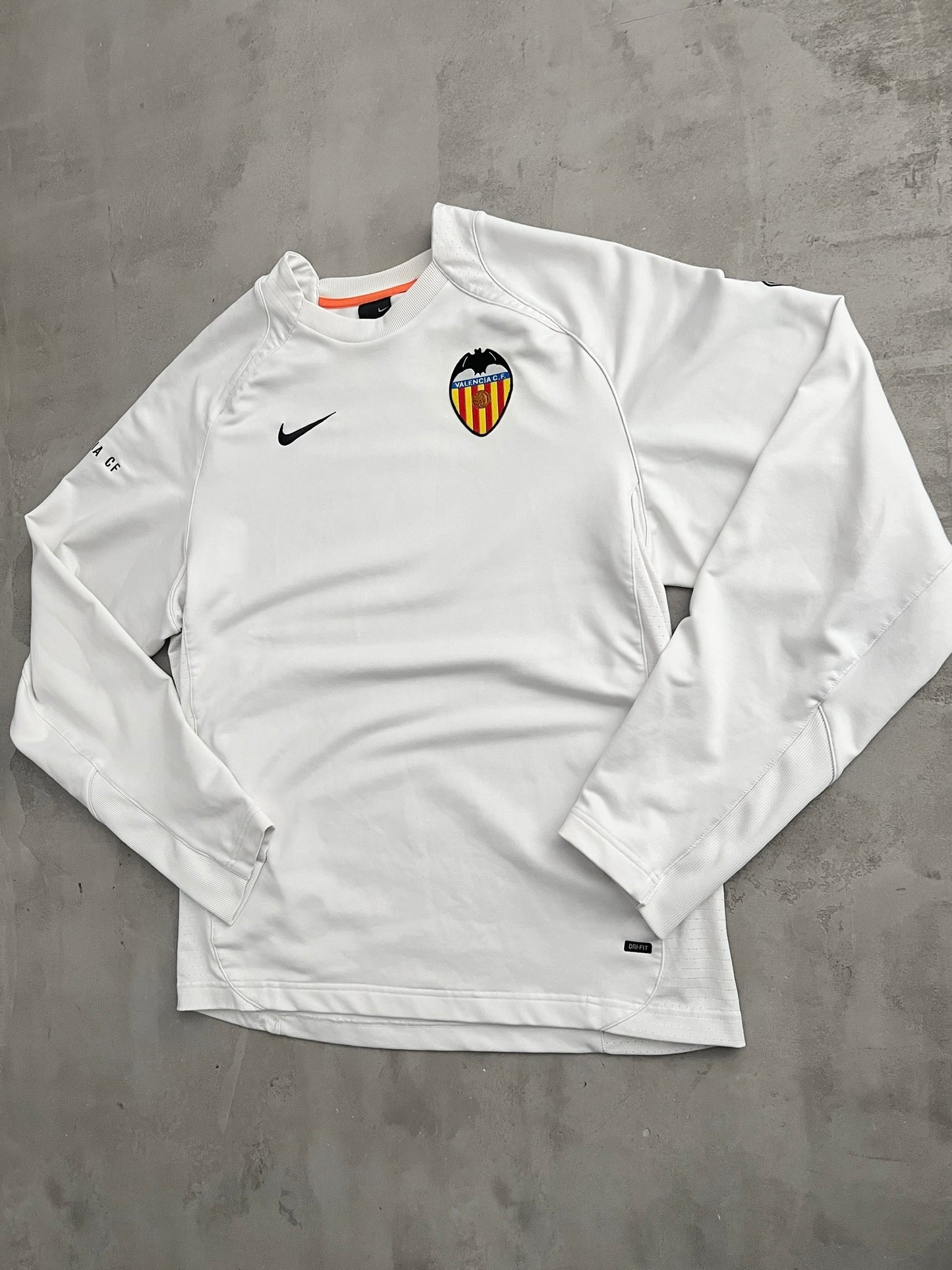 WHITE VALENCIA CF NIKE SWEATER - 2000S - L