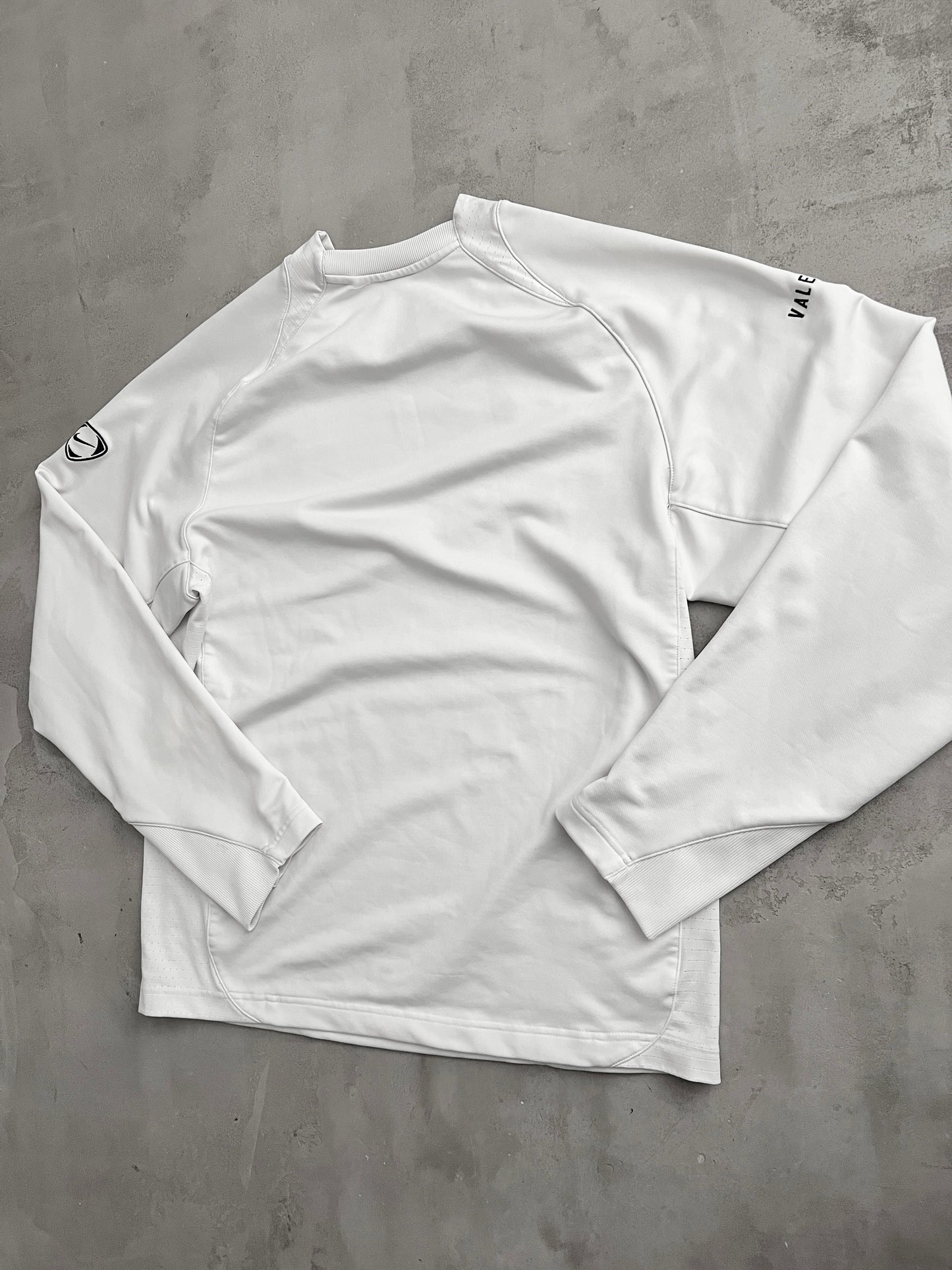 WHITE VALENCIA CF NIKE SWEATER - 2000S - L
