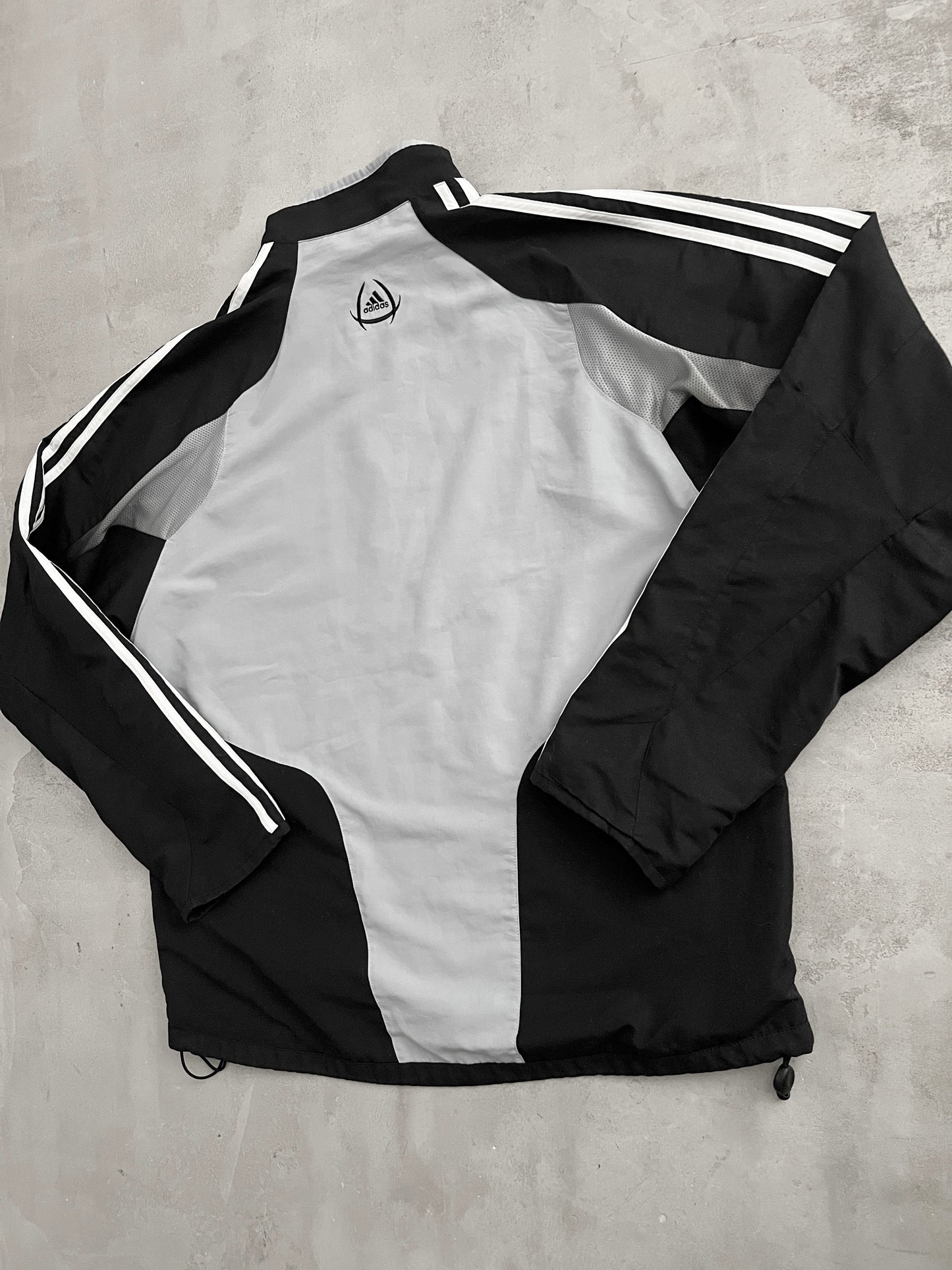 GREY REAL MADRID TRACK JACKET - 2004 - L