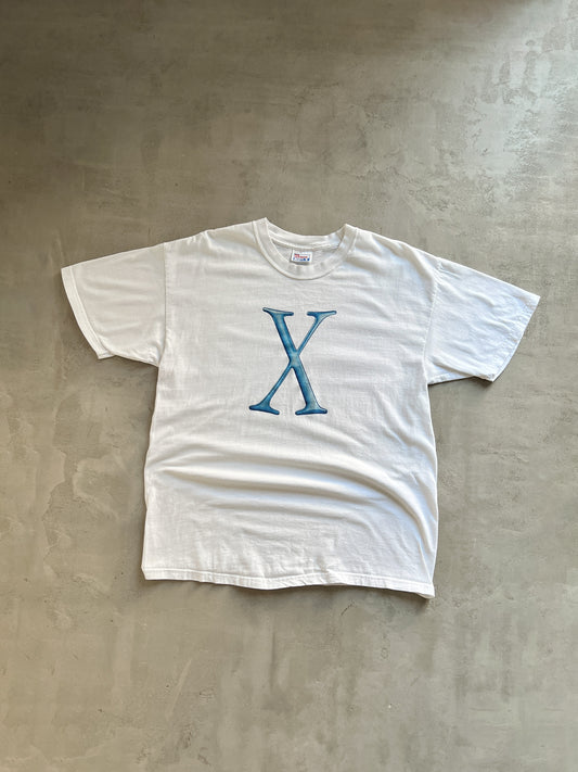 WHITE APPLE MAC OS "X" TEE - 2001 - L